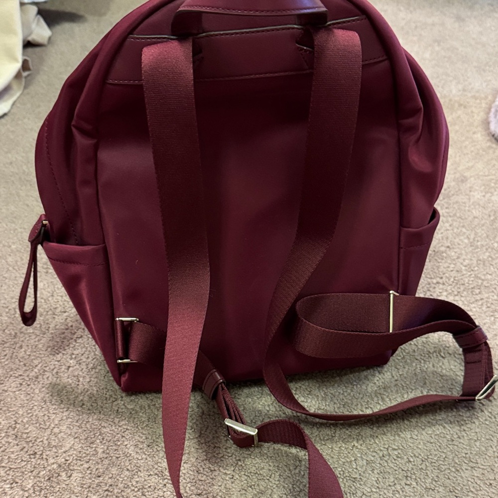 Kate Spade Deep Red Backpack - Picture 3 of 3